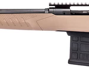 Savage Arms 57524 110 Tactical Desert 6.5 Creedmoor 10+1 24", Matte Black Metal, Flat Dark Earth Fixed AccuStock with AccuFit, Left Hand