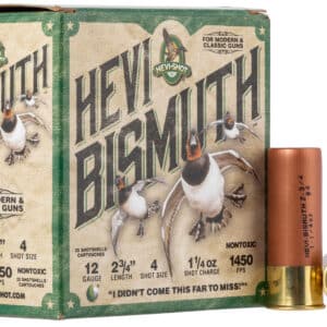 HEVI-Shot HS14704 HEVI-Bismuth  12Gauge 2.75" 1 1/4oz Bismuth 4Shot 25 Per Box/10 Case