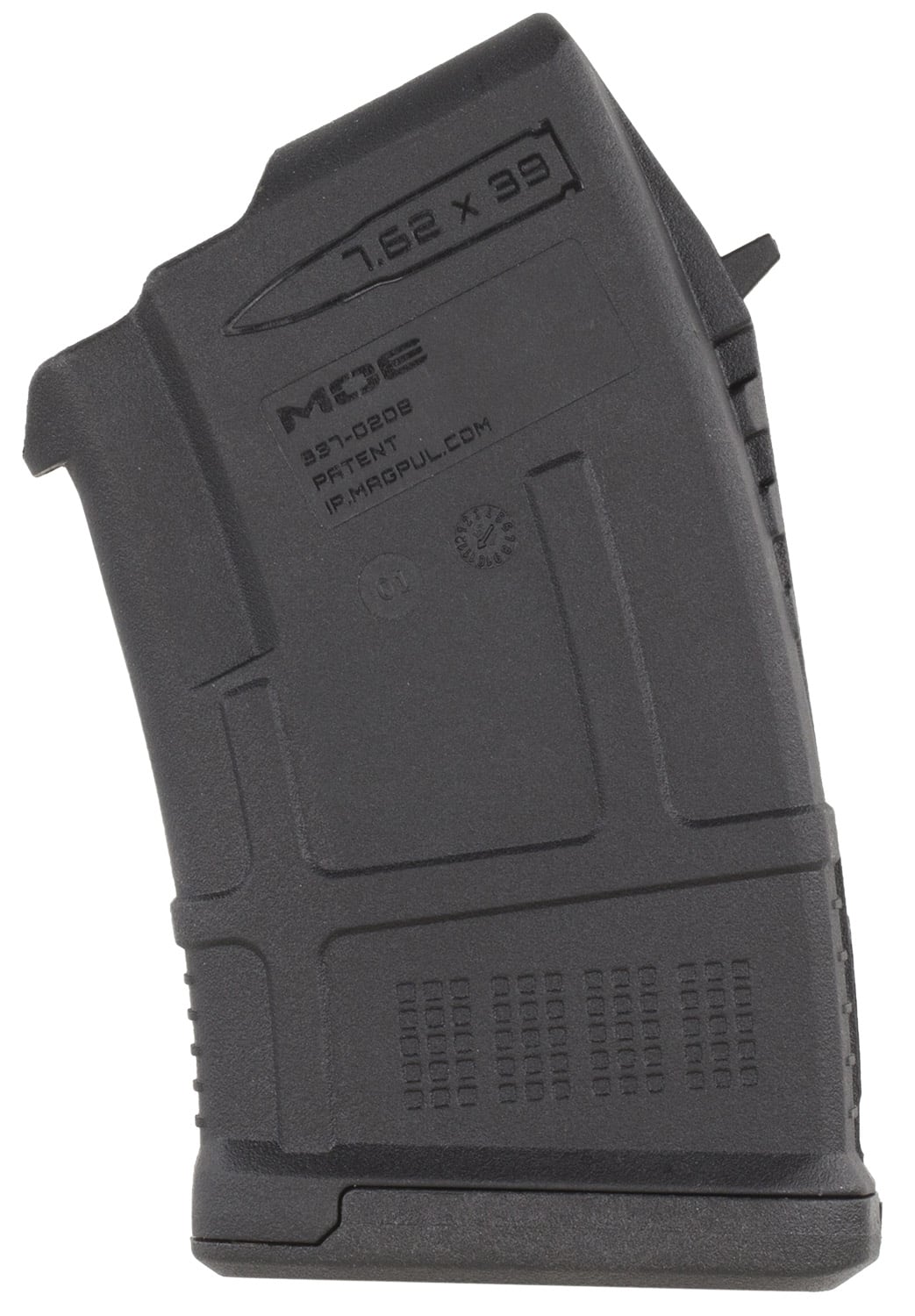 Magpul MAG657BLK PMAG MOE 10rd 7.62x39mm For AK-Platform/AKM Black Polymer