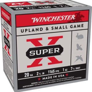Winchester Ammo XU20H7 Super X Heavy Game Load 20Gauge 2.75" 1oz 7.5Shot 25 Per Box/10 Case