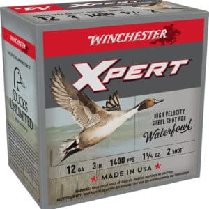 Winchester Ammo WEX123H2 Super X Xpert High Velocity 12Gauge 3" 1 1/4oz 2Shot 25 Box/10 Case