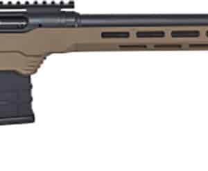 Savage Arms 57564 110 Precision 6.5 Creedmoor 10+1 24", Matte Black Rec/Barrel, Flat Dark Earth Cerakote MDT LSS XL Chassis, Polymer Grip
