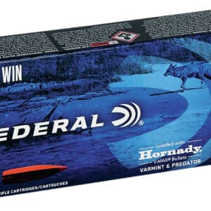 Federal V243VM75 Varmint & Predator  243Win 75gr Hornady V-Max 20 Per Box/10 Case