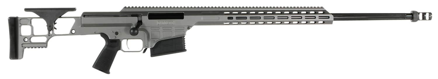 Barrett 18504 MRAD 338 Lapua Mag 26" 10+1 Tungsten Gray Cerakote Tungsten Gray Fixed Adjustable Comb Stock Black Polymer Grip Right Hand