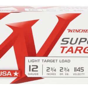 Winchester Ammo TRGT128VP Super-Target Light Target Value Pack 12 Gauge 2.75" 1 1/8oz 8 Shot 100/Box