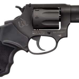 Taurus 2942021 942 22 LR 8rd 2" Barrel, Overall Matte Black Finish Steel & Finger Grooved Black Polymer Grip