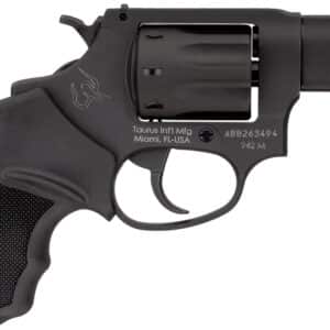 Taurus 2942M021 942 22 WMR 8rd 2" Barrel, Overall Matte Black Finish Steel & Finger Grooved Black Polymer Grip