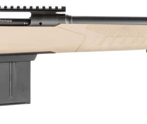 Savage Arms 57492 110 Tactical Desert 6.5 PRC 7+1 24", Matte Black Metal, Flat Dark Earth Fixed AccuStock with AccuFit