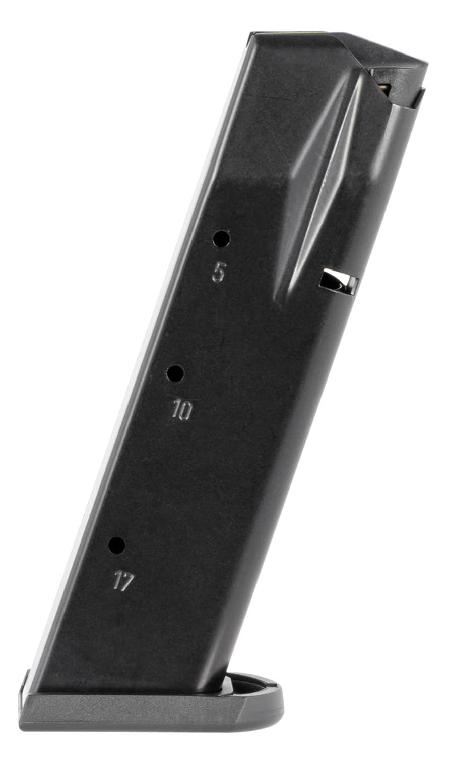 Mec-Gar MGWIT9SFAFC Standard 17rd 9mm Luger Fits Tanfoglio Witness Small Frame Blued w/Anti-Friction Coating Carbon Steel