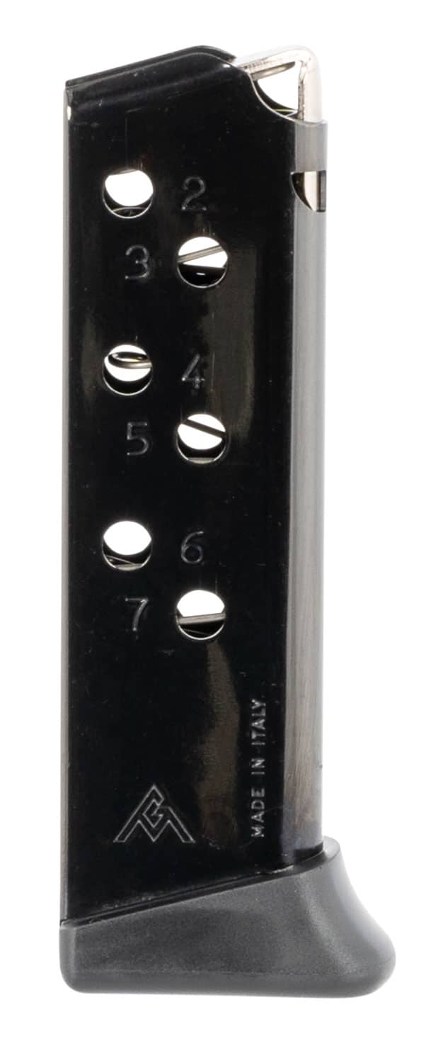 Mec-Gar MGPPKS32FRB Standard 7rd Detachable w/Finger Rest 32 ACP Fits Walther PPK Blued Carbon Steel