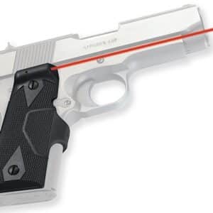 Crimson Trace 011210 Lasergrips  Fits 1911 Compact, Red Laser Black Polymer