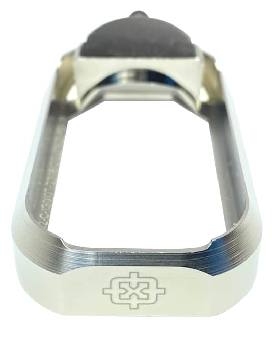 Cross Armory CRGFMWSV Flared Magwell Compatible w/Glock Gen1-3 Silver Anodized Aluminum