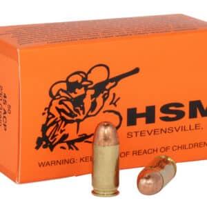 HSM 4512R Training 45 ACP 230 gr Full Metal Jacket 50 Per Box/ 20 Case