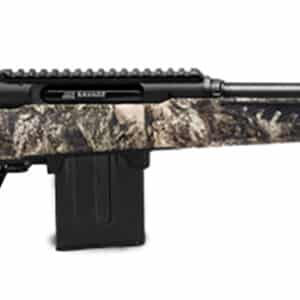 Savage Arms 57658 Impulse Predator Full Size 243 Win 10+1 20" Matte Black Threaded Barrel, Matte Black Aluminum Receiver w/Picatinny Rail, Mossy Oak Terra Gila Synthetic AccuStock, Ambidextrous