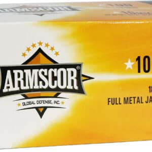Armscor 50440 Precision Value Pack 10mmAuto 180gr Full Metal Jacket 100 Per Box/12 Case