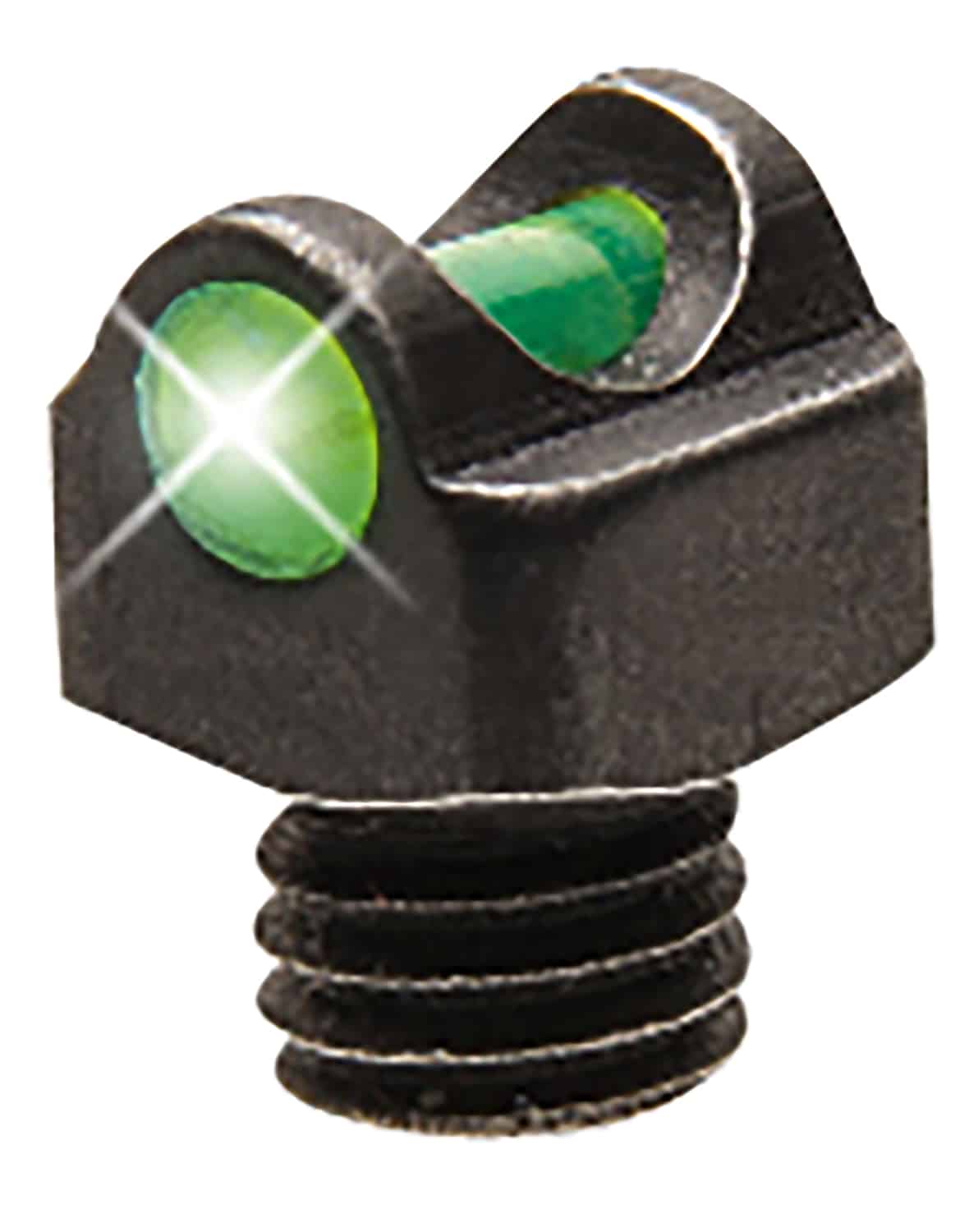 TruGlo TGTG954EG StarBrite Deluxe Bead Black | Green Fiber Optic Front Sight 3mm Threads