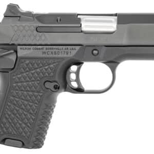 Wilson Combat SFX9SC3A SFX9 Sub-Compact 9mm Luger 10+1 15+1 3.25" Stainless Steel Barrel, Black DLC Serrated Stainless Steel Slide, Black Aluminum Frame w/Beavertail