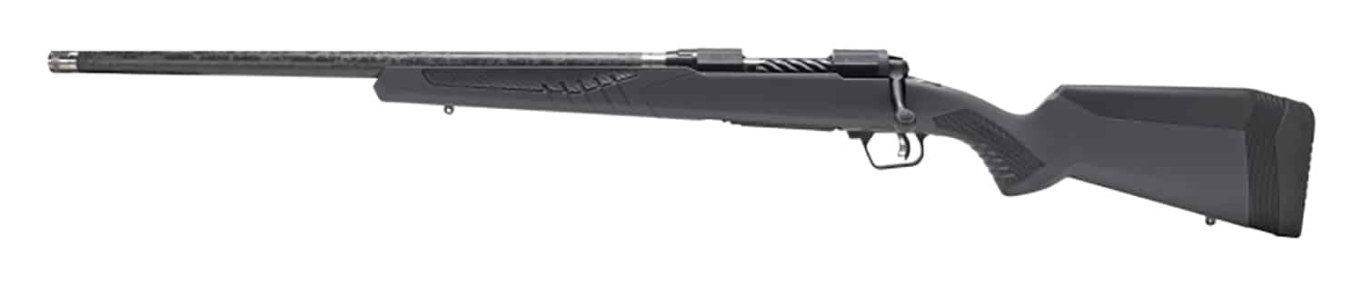 Savage Arms 57715 110 UltraLite 280 Ackley Improved 4+1 22" Carbon Fiber Wrapped Barrel, Black Melonite Rec, Gray AccuStock with AccuFit, Left Hand