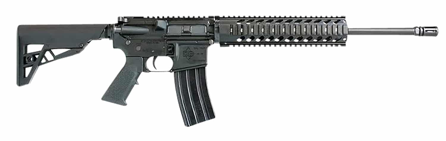 Diamondback DB1717K002 DB15 5.56x45mm NATO 16" 30+1 Black 6 Position Stock Black A2 Grip Right Hand 10" Free-Float Quad Rail