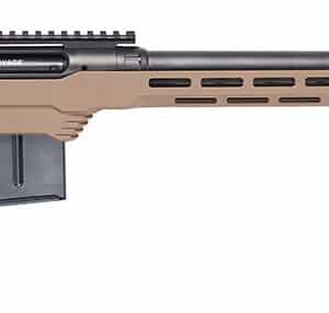 Savage Arms 57694 110 Precision 6.5 PRC 7+1 24", Matte Black Rec/Barrel, Flat Dark Earth Cerakote MDT LSS XL Chassis, Polymer Grip