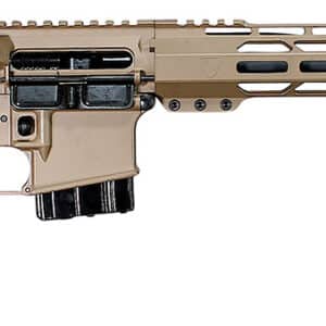Alexander Arms RTA65DE Tactical  6.5 Grendel 10+1 16" Black Threaded Barrel, Flat Dark Earth Cerakote Picatinny Rail Aluminum Receiver, M-LOK Handguard, Black Synthetic B5 Bravo Stock, Black A2 Grip