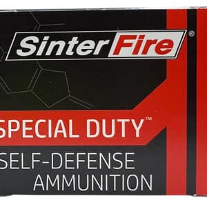 SinterFire Inc SF40125SD Special Duty (SD) 40S&W 125gr Lead Free Frangible Hollow Point 20 Per Box/10 Case