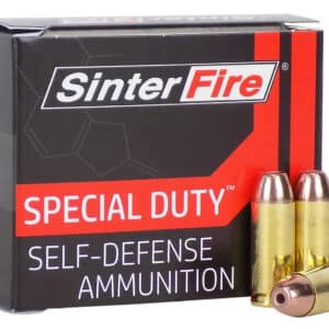 SinterFire Inc SF10125SD Special Duty (SD) 10mmAuto 125gr Lead Free Frangible Hollow Point 20 Per Box/10 Case