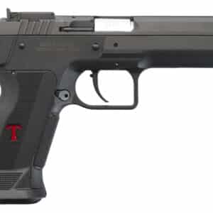 Tanfoglio IFG TFSTOCK3P40 Stock III  Full Size 40 S&W 13+1, 4.44" Black Polygonal Rifled Barrel, Black Serrated Slide, Black Polymer Frame w/Beavertail, Polymer Grip