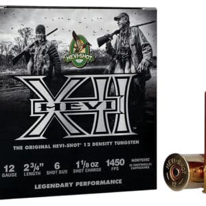 HEVI-Shot HS51316 HEVI-XII 12Gauge 2.75" 1 1/8oz Tungsten 6Shot 25 Per Box/10 Case