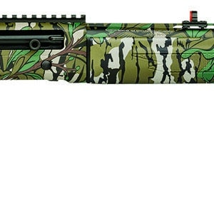 Mossberg 75802 SA Turkey 28 Gauge Semi-Auto 2.75" 4+1 22" Mossy Oak Greenleaf Steel Barrel, Picatinny Rail Receiver, Fixed Mossy Oak Greenleaf Synthetic Stock, Brown Polymer Grip, Right Hand