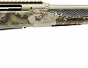 Savage Arms 58022 Impulse Big Game 6.5 Creedmoor 4+1 22" Threaded, Hazel Green Barrel/Rec, Woodland Camo AccuStock with AccuFit, Includes Detachable Box Mag