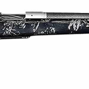 Christensen Arms 8010632800 Ridgeline FFT TI 7mm PRC 3+1 22" Carbon Fiber Threaded Barrel, Stainless Titanium Rec, Black with Gray Accents Stock