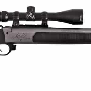Traditions CR9-451130T Outfitter G3 Takedown 450 Bushmaster 1rd 22", Stainless Cerakote Barrel/Rec, Black Synthetic Stock, Muzzle Brake, 3-9x40mm BDC Scope