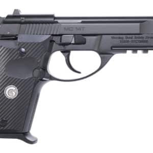 EAA GIRSAN 390850 MC 14T Solution Compact Frame 380 ACP 13+1, 4.50" Black Steel Tip-Up Barrel, Serrated Steel Slide & Aluminum Frame w/Picatinny Rail, Black Checkered Polymer Grip Ambidextrous