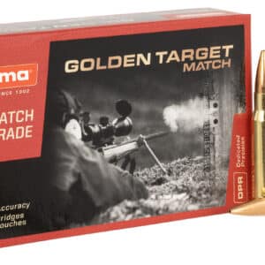 Norma Ammunition 10177432 Dedicated Precision Golden Target Match 308Win 168gr BTHP 20 Per Box/10 Case