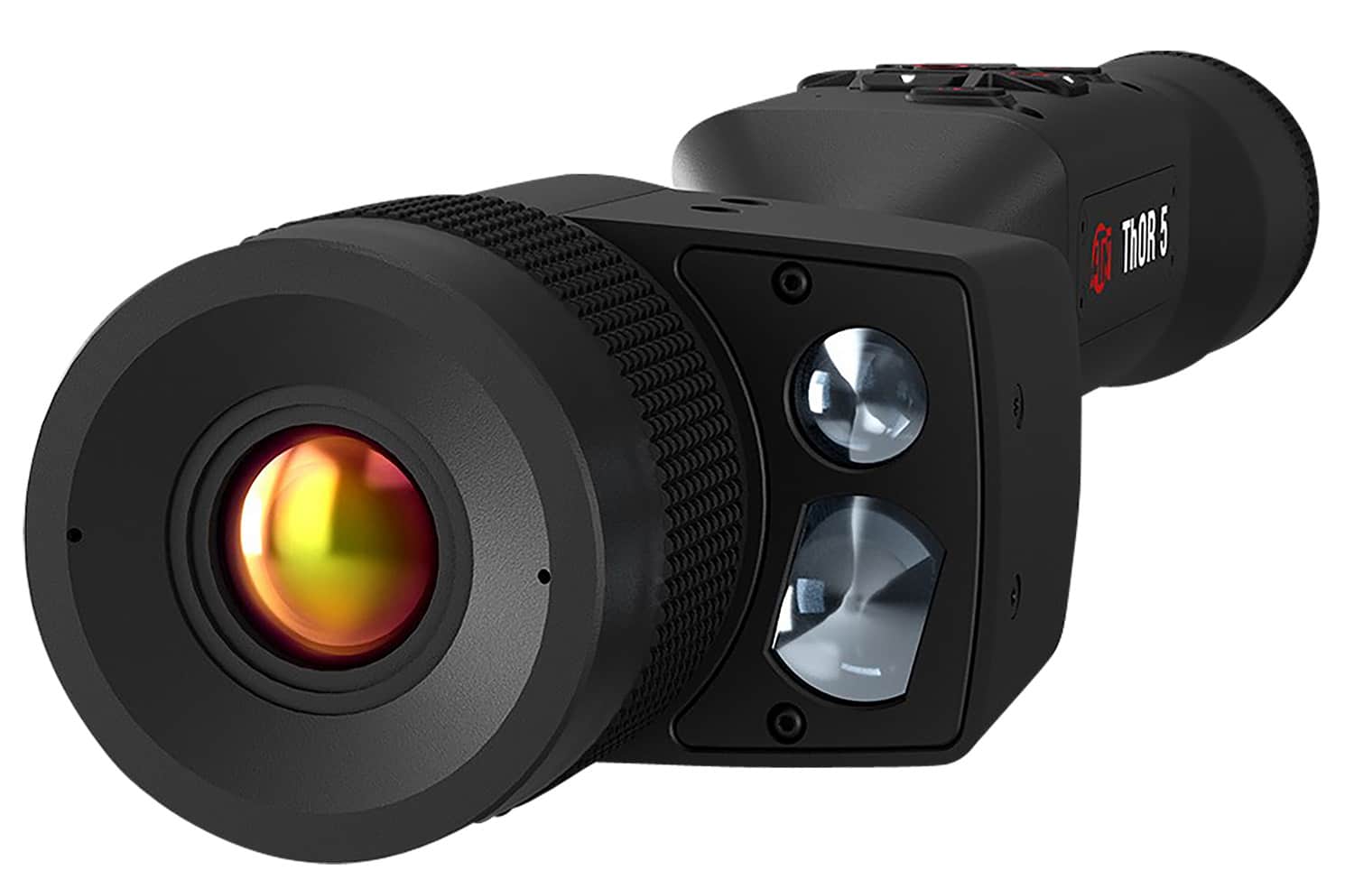 ATN TIWST5625LRF Thor 5 640 LRF Thermal Rifle Scope Black Anodized 2-16x Smart Mil Dot Reticle, Zoom 640x480, 12 Micron, 60 fps Resolution