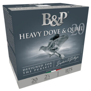 B&P Ammunition 20BD8 Heavy Dove & Quail 20Gauge 2.75" 1oz 8Shot 25 Per Box/10 Case