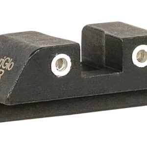 AmeriGlo GL8113R Tritium Rear Sight for Glock  Green Tritium White Outline Rear Sight