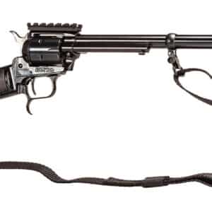 Heritage Mfg BR226B16-PIC Rough Rider Tactical Rancher Full Size 22 LR 6rd 16.12" Black Alloy Steel Barrel, Black Oxide Aluminum Receiver, Black Walnut Fixed Stock, Right Hand