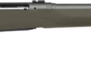 Savage Arms 58036 110 Trail Hunter 400 Legend 4+1 20" Threaded/Medium Heavy Profile, Tungsten Gray Cerakote Barrel/Rec, OD Green Hogue Overmold Stock, Adj. AccuTrigger, Weaver Base