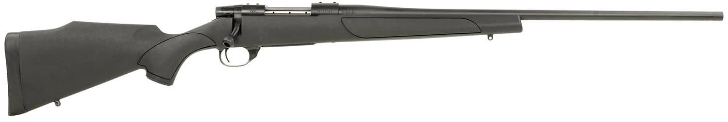 Weatherby VTX270NR4T Vanguard Obsidian Full Size 270 Win 5+1 24" Blued #2 Contour Threaded Barrel, Blued Drilled & Tapped Steel Receiver, Black Monte Carlo Synthetic Stock