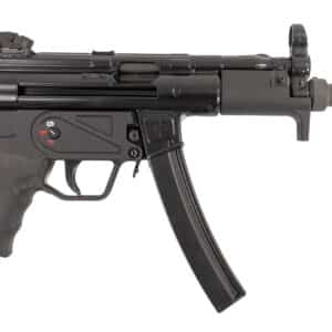 MAC 12750005 5K  9mm Luger 30+1 5.80" Black Phosphate Steel Threaded Barrel, Black Phosphate Optics Ready Receiver/Frame, Black Grip, Ambidextrous