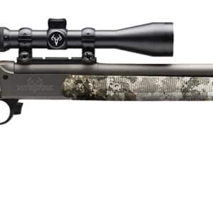 Traditions CR5-843304434 NitroFire VAPR w/Scope 50 Cal 209 Primer 26" Sniper Gray Cerakote Fluted & Tapered Barrel, Drilled & Tapped Receiver, Veil Alpine Fixed Synthetic Stock, 3-9x40mm Duplex