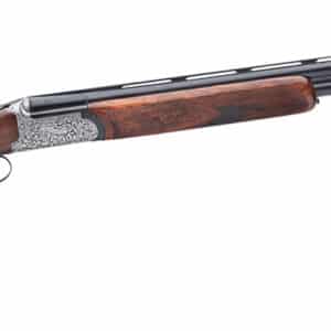 Rizzini USA 41011229 Round Body EM Full Size 12 Gauge Break Action 2rd 29" Vent Rib Barrel, Coin Anodized Silver Receiver, Fixed w/Prince of Whales Grip Grade III Turkish Walnut Stock