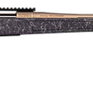 CVA CR3969F Cascade Long Range Hunter Full Size 7mm PRC 24" Smoked Bronze Cerakote Steel Threaded Barrel, Black w/Smoked Bronze Web Synthetic Stock