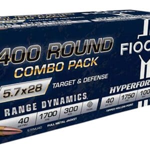 Fiocchi 57COMPT Hyperformance 5.7x28mm Full Metal Jacket 400rds *Combo Pack