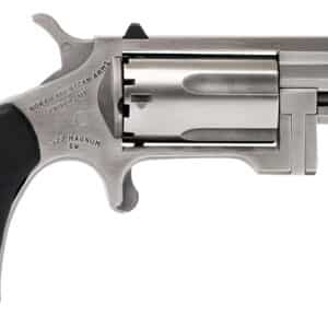 North American Arms SNT Sentinel 22 WMR 5 Shot 1.42" Matte Stainless Steel Barrel, Stainless Cylinder, Matte Stainless Steel Frame, Slip-on Rubber Pebble Grip, Exposed Hammer