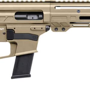 CMMG 45A4C0FCT Dissent MKG 45 ACP 13+1 6.50" Black Nitride Medium Taper Threaded Barrel, CMMG 5.5" M-LOK Handguards, Coyote Tan Cerakote Aluminum Picatinny Rail Receiver, CMMG Zeroed Grips