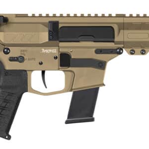 CMMG 10A570FCT Banshee MK10 10mm Auto 15+1 8" Black Nitride Threaded Barrel, M-LOK Handguards, Coyote Tan Cerakote Aluminum Picatinny Rail Receiver, Black CMMG Zeroed Grips, Glock Compatible