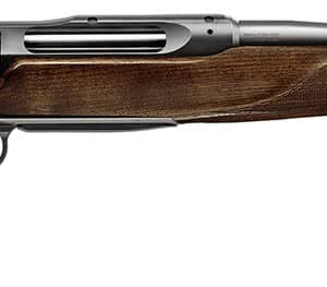 Sauer 80117660 505 Lux Full Size 6.5 PRC 3+1 24" Matte Blued Threaded Barrel, Matte Blued Saddle Mount Steel Receiver, Grade 5 Wood Fixed Stock
